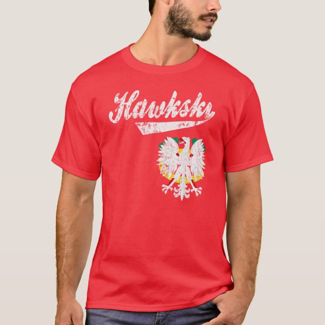 Hawkski Chicago polsk fläkt Tee (Framsida)