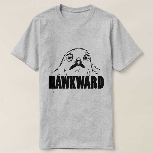 Hawkward T-shirt (Design framsida)
