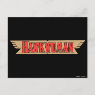 Hawkwomen Logotyp Vykort