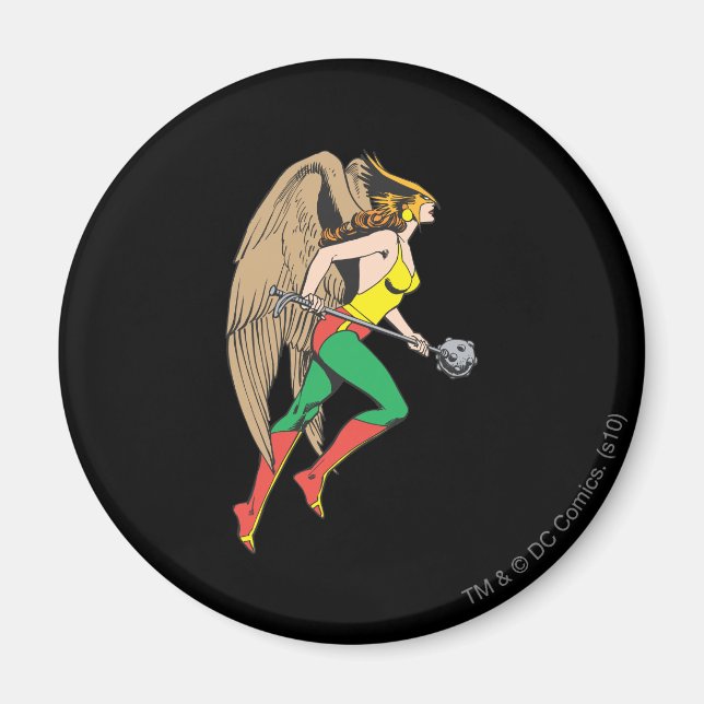 Hawkwomen-profil Magnet (Framsidan)