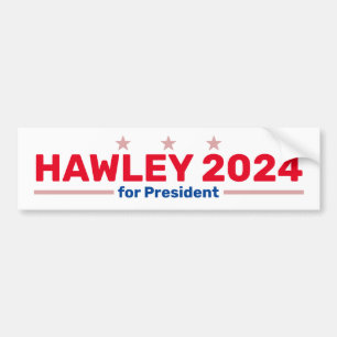 Hawley 2024-stötfångare bildekal