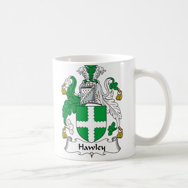 Hawley familjvapensköld kaffemugg (Höger)