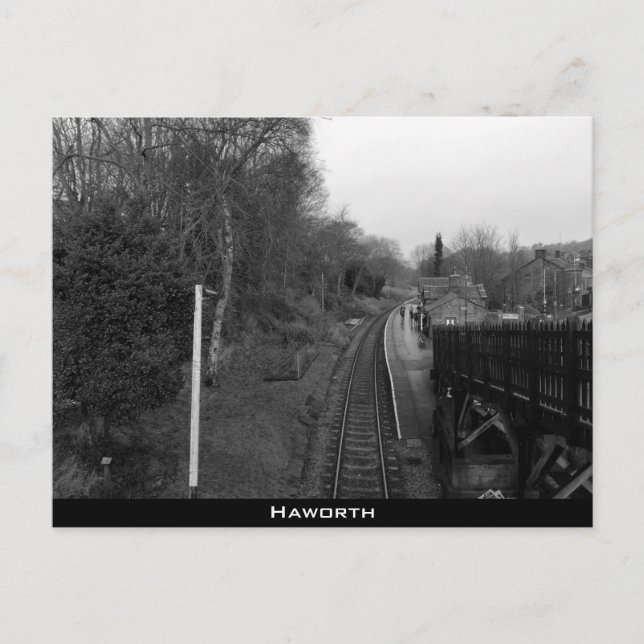 Haworth Railway Vykort (Framsida)