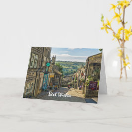 Haworth Yorkshire Dales Scenia Picturesque Kort