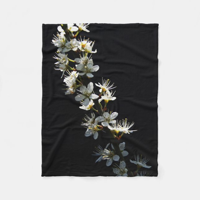 Hawthorn Flowers fbcnm Fleecefilt (Framsidan)