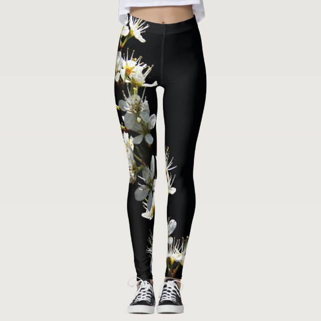 Hawthorn Flowers lecna Leggings (Framsida)