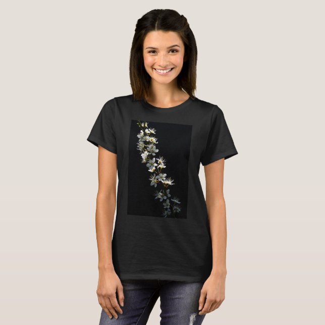 Hawthorn Flowers wca T Shirt (Hel framsida)