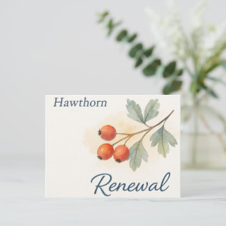 Hawthorn — Renewal Vykort