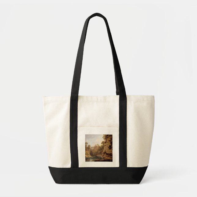 Hawthornden slott, nära Edinburgh, c.1820-22 (olja Tygkasse (Framsidan)