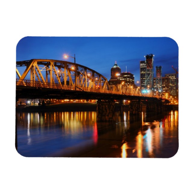 Hawthorne Bridge Magnet (Horisontell)
