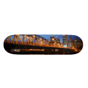Hawthorne Bridge Old School Skateboard Bräda 18 Cm
