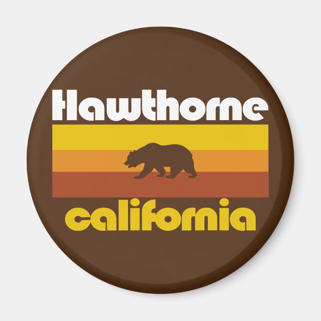 Hawthorne,Kalifornien Magnet (Framsidan)