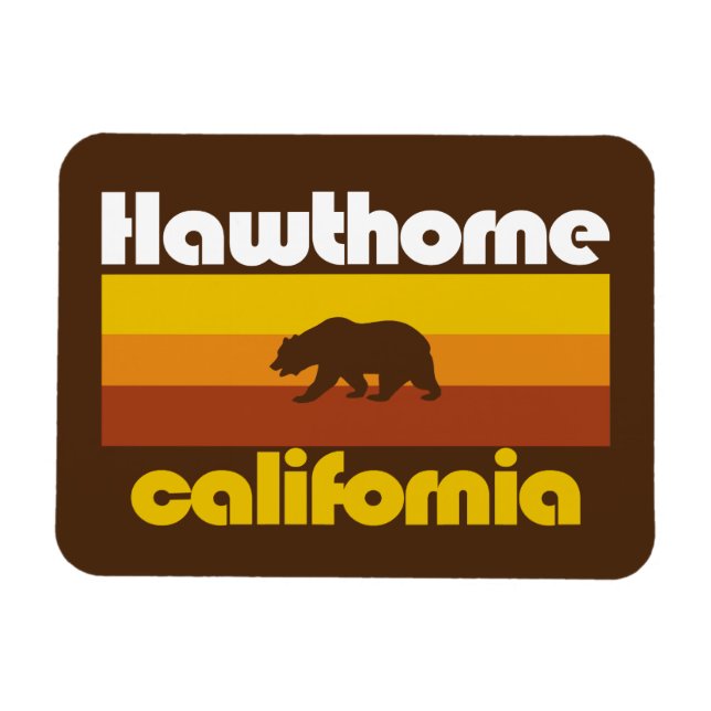 Hawthorne,Kalifornien Magnet (Horisontell)