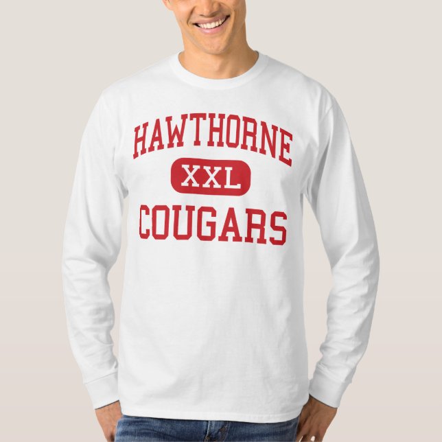Hawthorne - pumor - kick - Hawthorne Kalifornien Tee Shirt (Framsida)