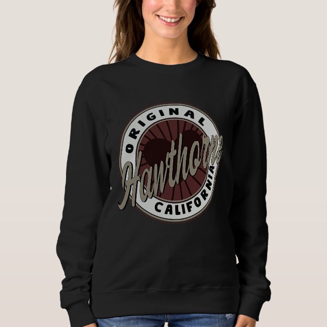 Hawthorne Travel Souvenir To California T Shirt (Framsida)