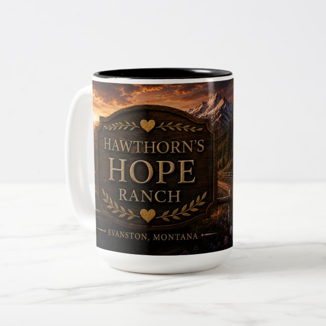 Hawthorn's Hope Ranch Kaffekopp (Framsida vänster)