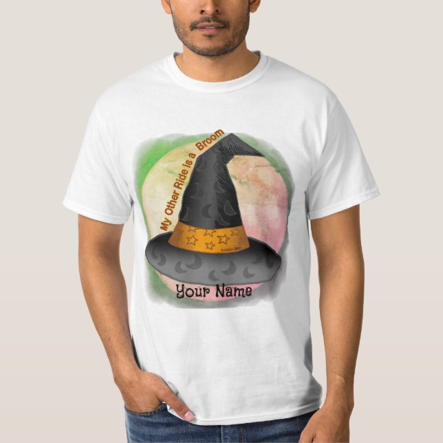 Häxa Annat Ride  T Shirt (Framsida)