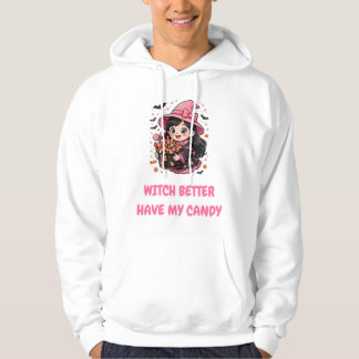 Häxa bättre ha min godis hoodie