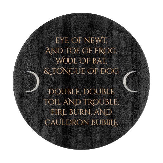 Häxa Glass skärbräda (Framsidan)