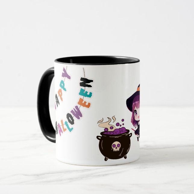 Häxa/Halloween/Höst  Mugg (Framsida vänster)