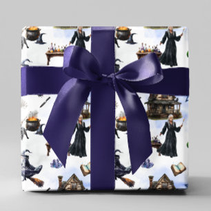 Häxa Halloween Presentpapper
