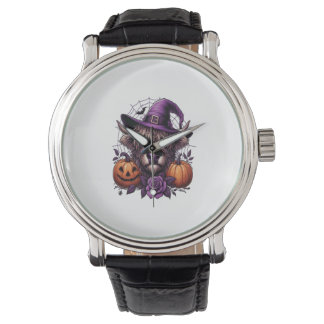 Häxa Highland Halloween Ko Armbandsur
