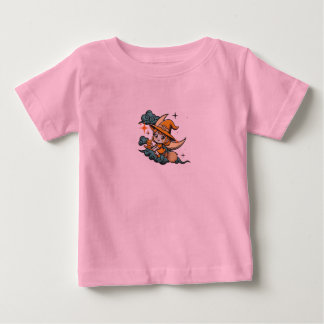 Häxa & Katt Månljust Flygning T Shirt