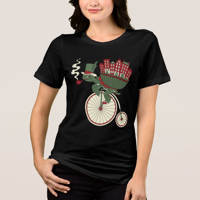 Häxa Kråka Cykel T Shirt (Framsida)