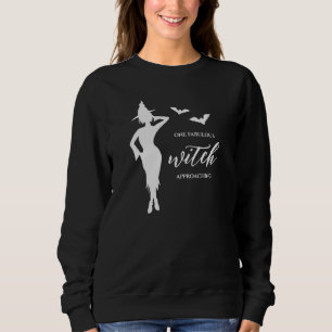 Häxa Närma sig Feminina Snygga Häxa Silhuett T Shirt
