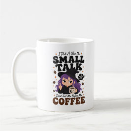 Häxa på Småprat - Testa Mig Inte Innan Kaffe Kaffemugg