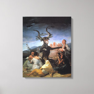 "Häxa Sabbath Canvastryck