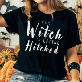 Häxa ska gifta sig Halloween Bröllopsfest T Shirt