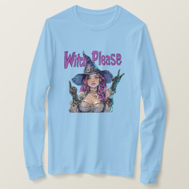 Häxa Snälla Halloween Grafisk T-Shirt – Rolig (Design framsida)