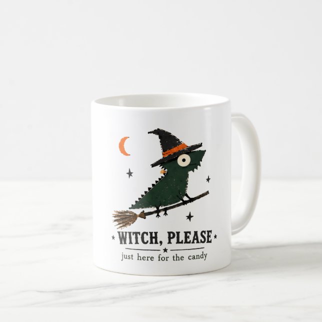 Häxa, snälla Skäggig Drakkonst Kaffemugg (Framsida höger)