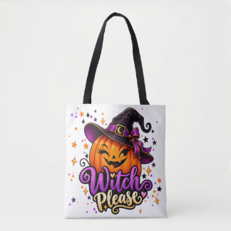Häxa Tack Pumpa Halloween Handväskor Tygkasse