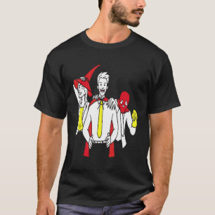 Häxa Vampire Spöke Halloween Kostymer Party T Shirt