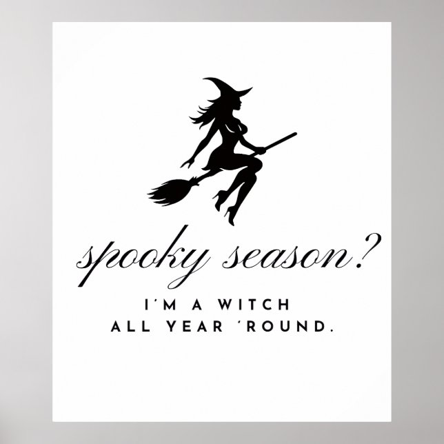 häxaffisch || halloween & spöksäsong  poster (Framsidan)