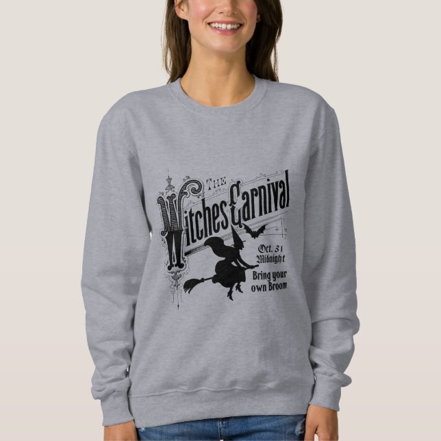 Häxakarneval för Halloween Tee (Framsida)