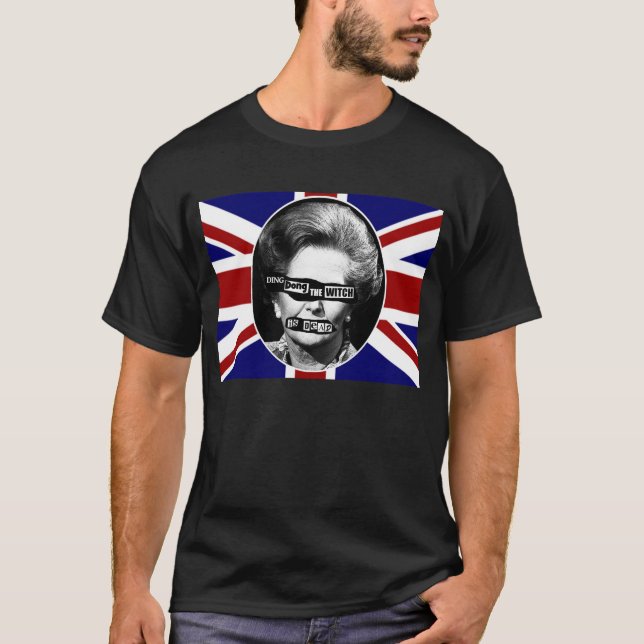 Häxan är död tee shirt (Framsida)