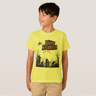Häxande timmen viskar gult t shirt