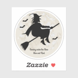 häxande under stjärnorna klistermärken