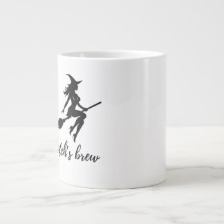 häxans brygdmugg || gåvor till häxor || halloween jumbo mugg