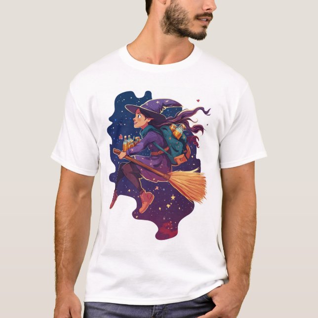 Häxans dryckesleverans t shirt (Framsida)