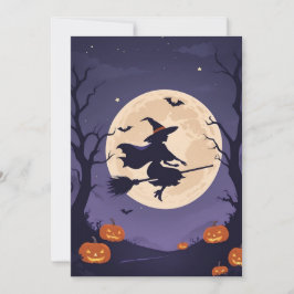 Häxans Förtrollning – Halloween Kort