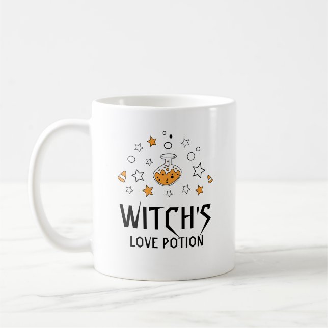 häxans kärlek potion kaffemugg (Vänster)