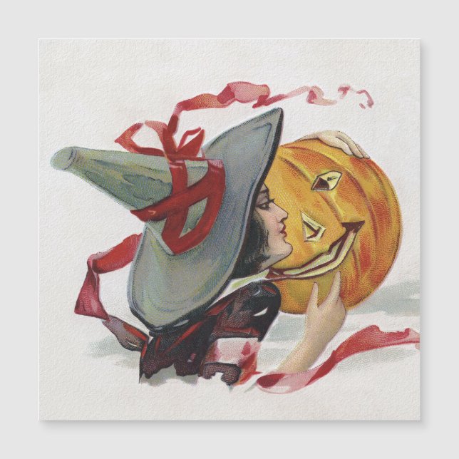 Häxans kyss: en Jack-o-fanlys på Halloween (Framsida)