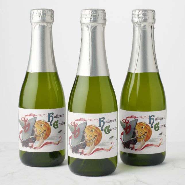 Häxans kyss: en Jack-o-fyrtorn på Halloween (Flaskor)