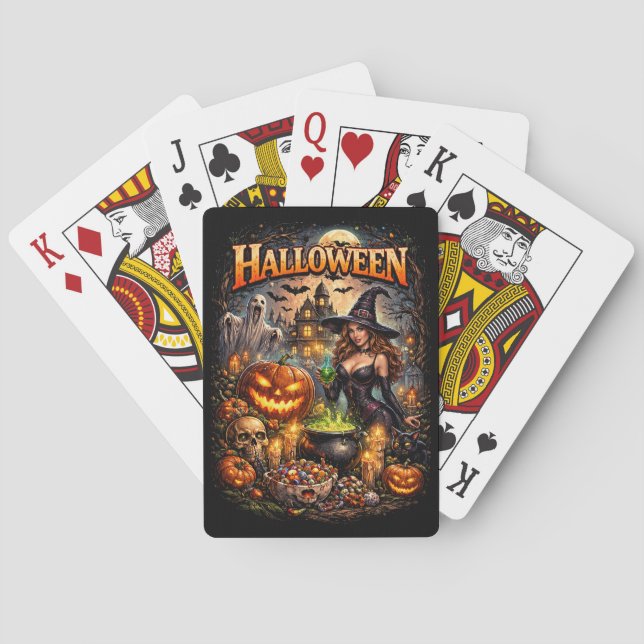 Häxans nattliga fest casinokort (Baksidan)