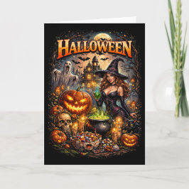 Häxans nattliga fest helgkort