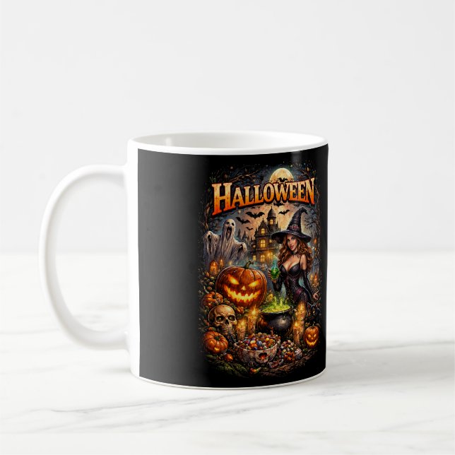 Häxans nattliga fest kaffemugg (Vänster)